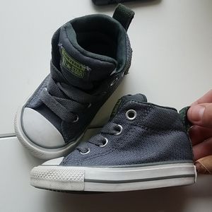 Converse baby boy 4c gray shoes